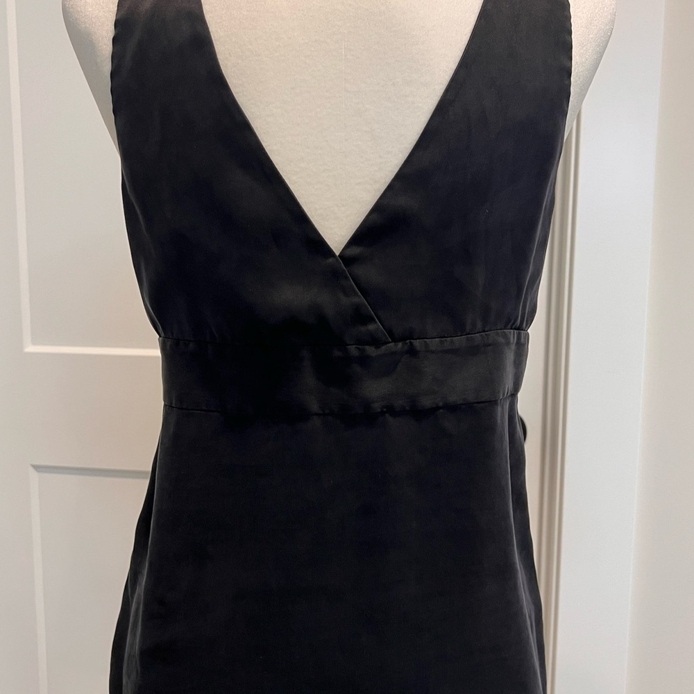 Theory Black silky shirt